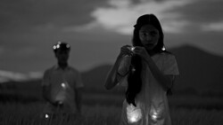Thao Nguyen Phan *1987 Mute Grain, 2019 3 fichiers numériques Prores 16/9ème, noir et blanc, son stéréo langue vietnamienne, sous-titre en anglais, durée: 15 min 45 sec  Don des Amis du Centre Pompidou, Cercle International, 2021
