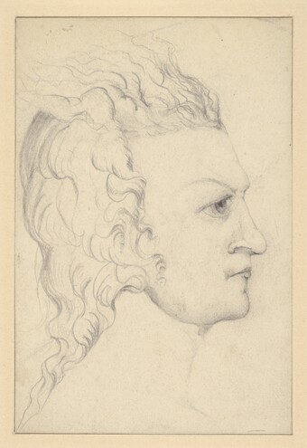 Catherine Blake (1762–1831) Wahrscheinlich posthumes Porträt von William Blake als junger Mann (Probably posthumous portrait of William Blake as a young man), um 1830 (?) © The Fitzwilliam Museum, University of Cambridge Catherine Blake (1762–1831) Wahrscheinlich posthumes Porträt von William Blake als junger Mann (Probably posthumous portrait of William Blake as a young man), um 1830 (?) © The Fitzwilliam Museum, University of Cambridge