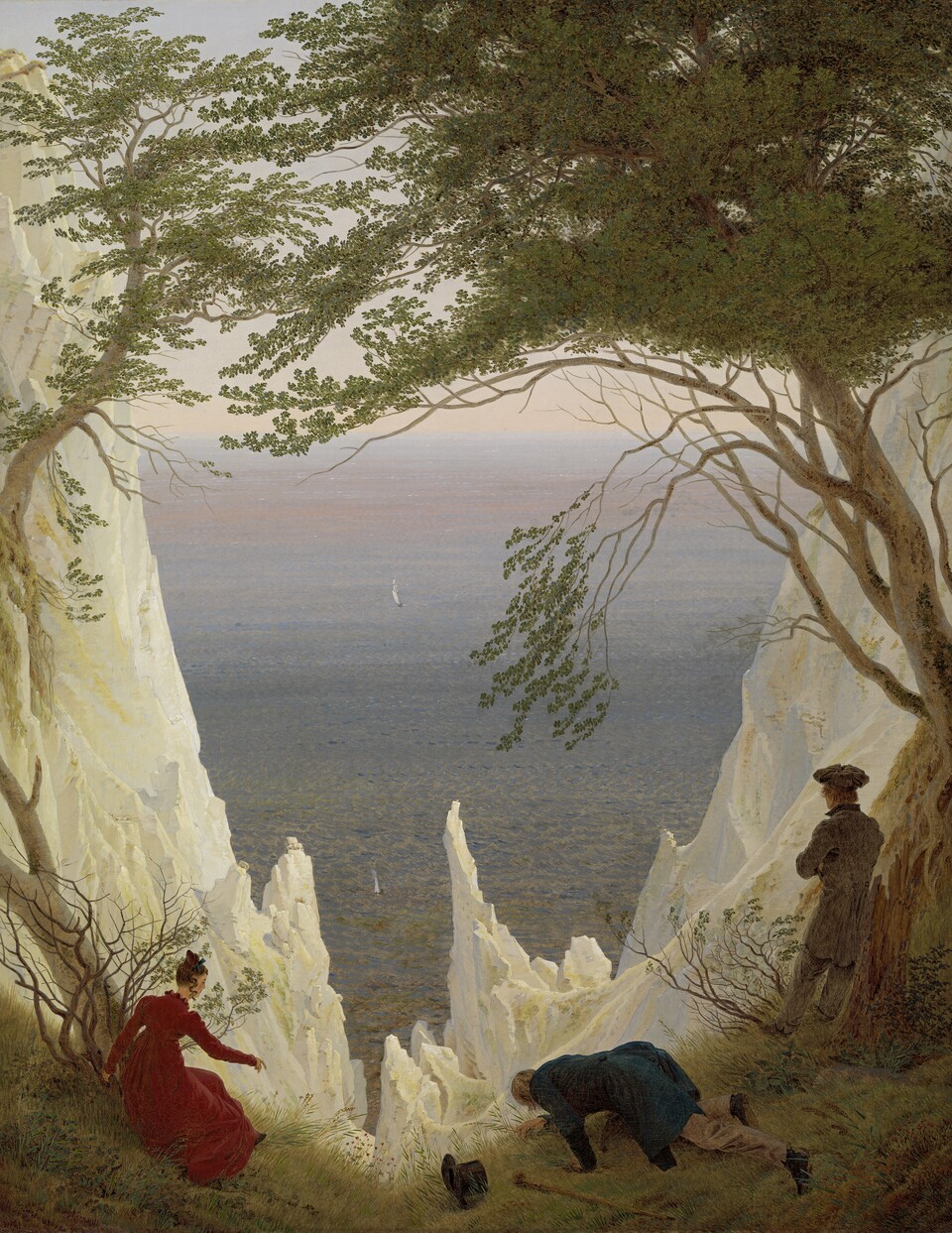 Caspar David Friedrich, Kreidefelsen auf Rügen, 1818