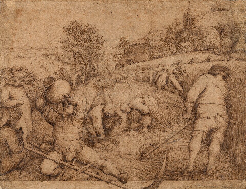 Pieter Bruegel d. Ä. (um 1525-30 - 1569) Der Sommer, 1568, © Hamburger Kunsthalle / bpk Foto: Christoph Irrgang
