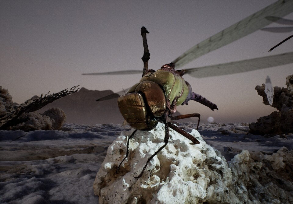 Jakob Kudsk Steensen (*1987), The Ephemeral Lake, 2024, Live-Simulation (Still), Commissioned by Hamburger Kunsthalle © Courtesy the artist Jakob Kudsk Steensen (*1987), The Ephemeral Lake, 2024 Live-Simulation (Still), Commissioned by Hamburger Kunsthalle © Courtesy the artist