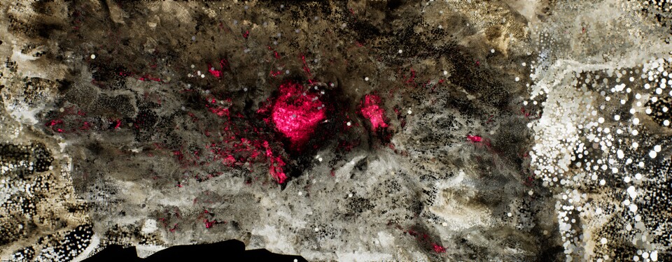 Jakob Kudsk Steensen (*1987), The Ephemeral Lake, 2024, Live-Simulation (Still), Commissioned by Hamburger Kunsthalle © Courtesy the artist Jakob Kudsk Steensen (*1987), The Ephemeral Lake, 2024, Live-Simulation (Still), Commissioned by Hamburger Kunsthalle © Courtesy the artist