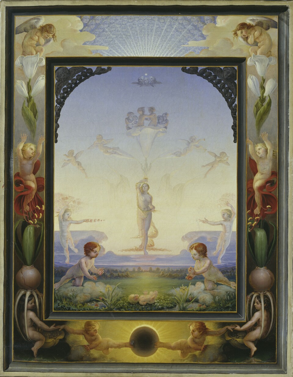 Philipp Otto Runge, Der Morgen (erste Fassung), 1808, Hamburger Kunsthalle / bpk Foto: Elke Walford