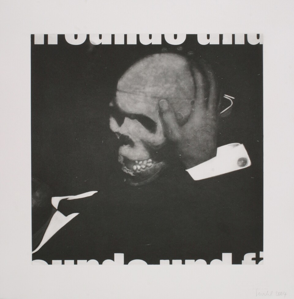 Rosemarie Trockel (*1952) Für Freunde und Förderer III, 2004, Hamburger Kunsthalle, Kupferstichkabinett, erworben 2004 von der Griffelkunst-Vereinigung Hamburg e. V. © VG Bild-Kunst, Bonn 2024 Foto: Griffelkunst-Vereinigung Hamburg e. V. Rosemarie Trockel (*1952) Für Freunde und Förderer III, 2004, Hamburger Kunsthalle, Kupferstichkabinett, erworben 2004 von der Griffelkunst-Vereinigung Hamburg e. V. © VG Bild-Kunst, Bonn 2024 Foto: Griffelkunst-Vereinigung Hamburg e. V.