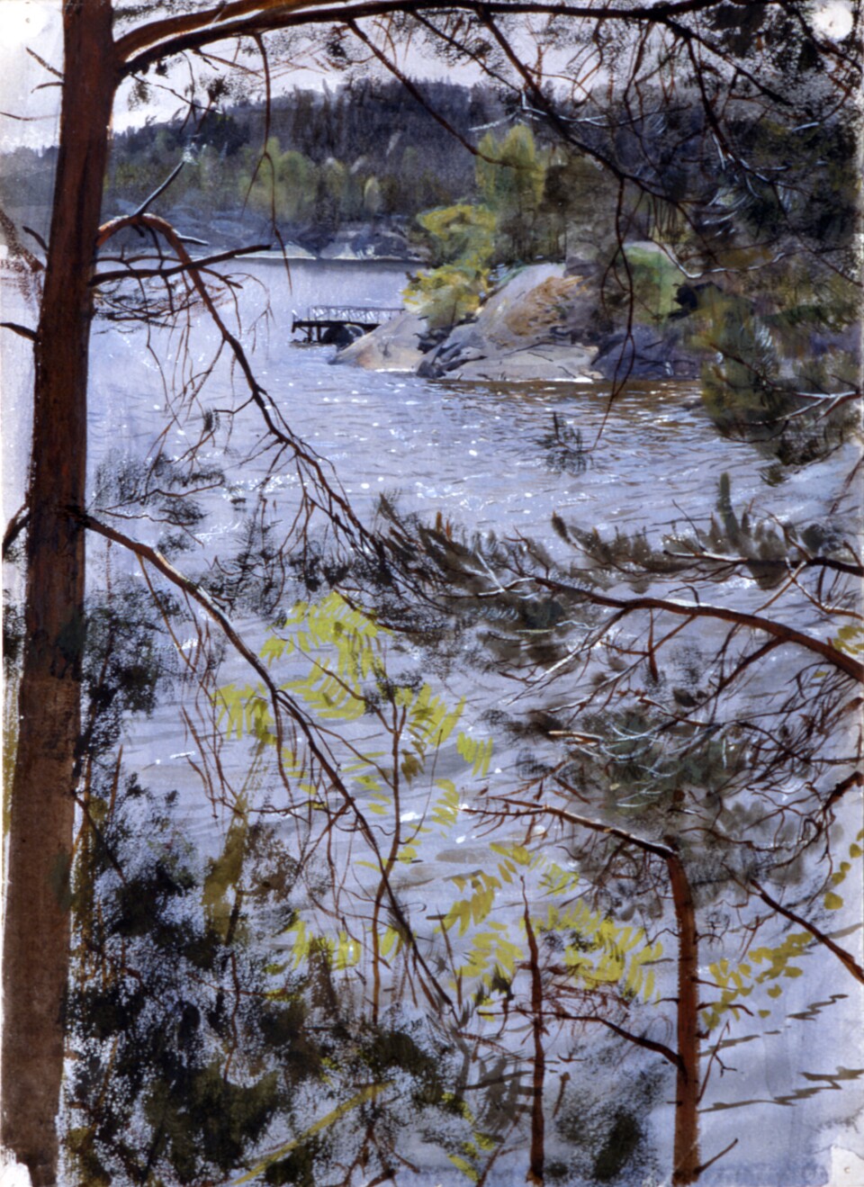 Anders Zorn (1860–1920), Die Kirchenbucht bei Lidingö, 1883, Zornmuseet, Mora © Zornmuseet, Mora