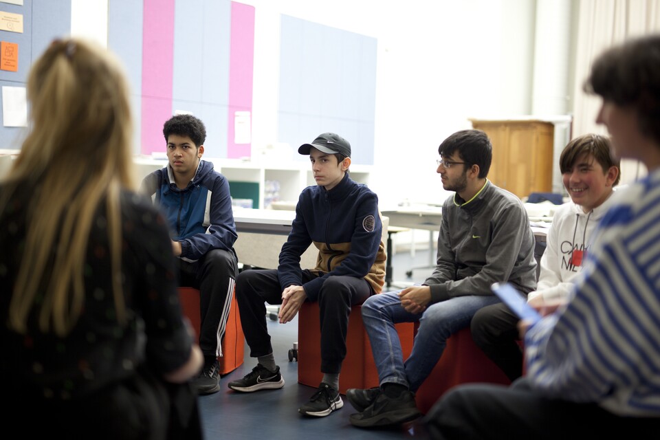 Chatbot zu FEMME FATALE, Kooperation mit der Stadtteilschule am Hafen auf St. Pauli, Fotos: Hamburger Kunsthalle