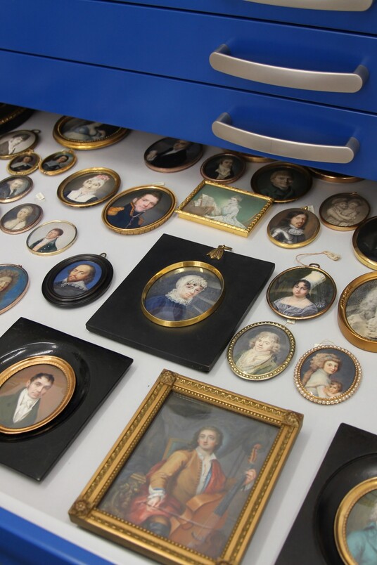 Blick auf einen Teil der Miniaturen der Hamburger Kunsthalle, Foto: Sabine Zorn