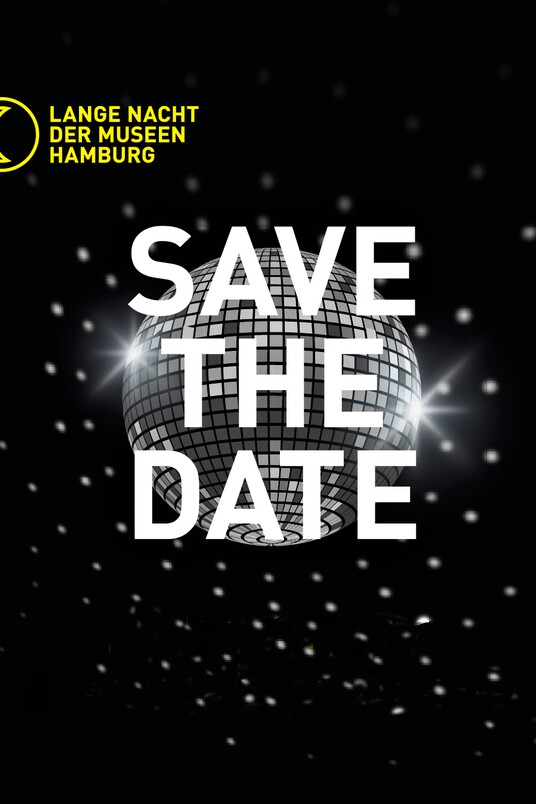 Lange Nacht der Museen Hamburg 2026, Werbeplakat Save The Date