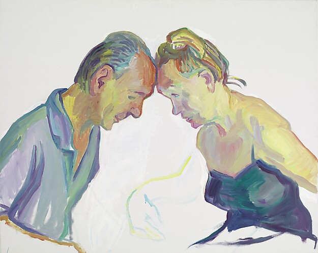 Maria Lassnig (1919–2014), Ehepaar, 2001, Städtische Galerie im Lenbachhaus und Kunstbau München, Sammlung KiCo © Maria Lassnig Stiftung / VG Bild-Kunst, Bonn 2025